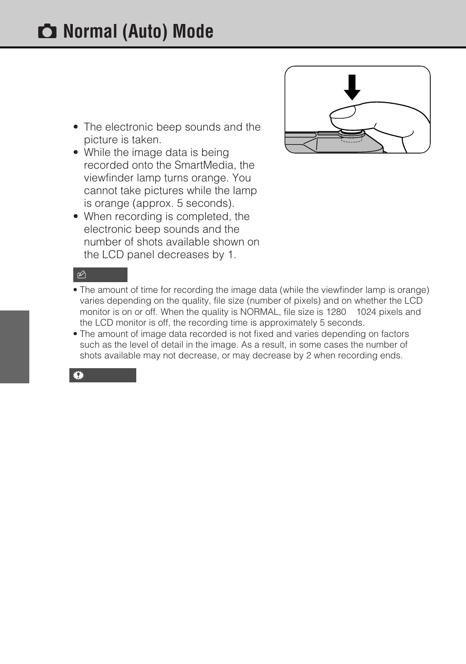 Rnormal (auto) mode | JVC GC-S5 User Manual | Page 32 / 100