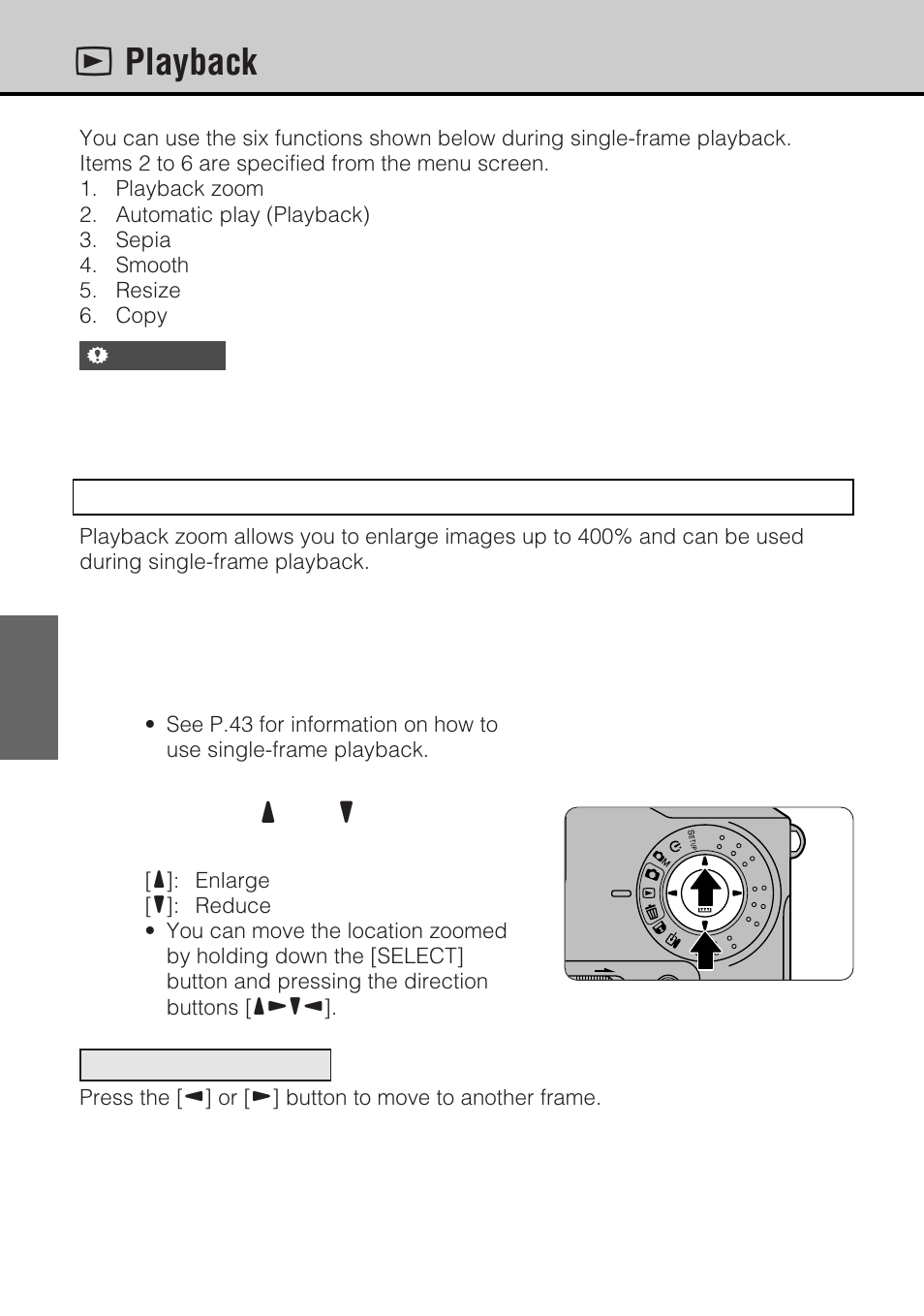 Pplayback | JVC GC-S5 User Manual | Page 44 / 100