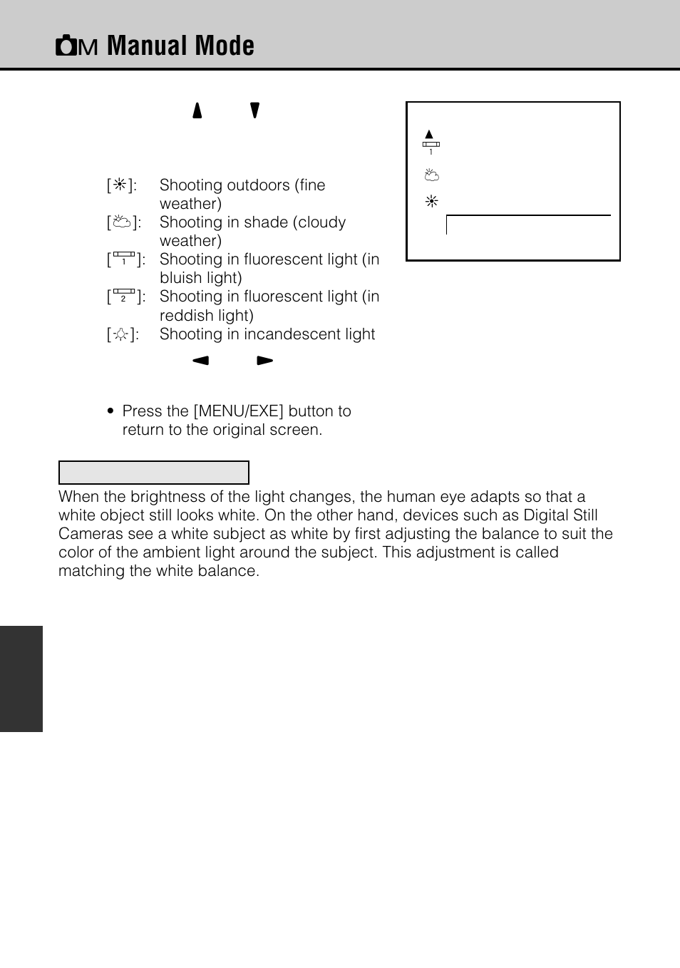 Rmanual mode | JVC GC-S5 User Manual | Page 70 / 100