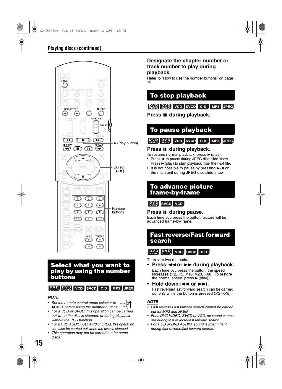 JVC CA-EXA1 User Manual | Page 18 / 44