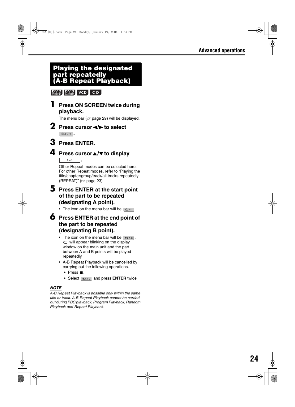 JVC CA-EXA1 User Manual | Page 27 / 44