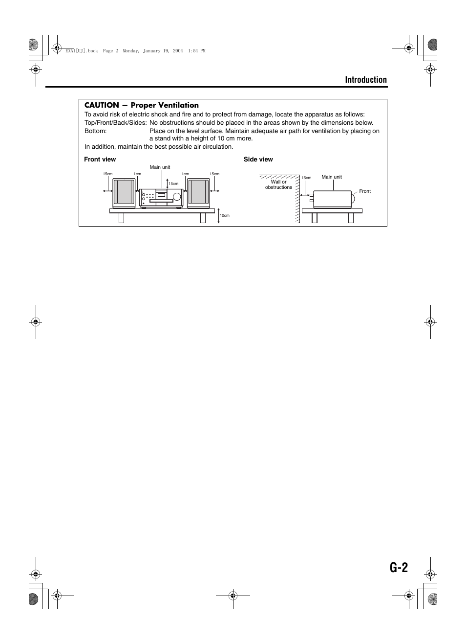 Introduction | JVC CA-EXA1 User Manual | Page 3 / 44