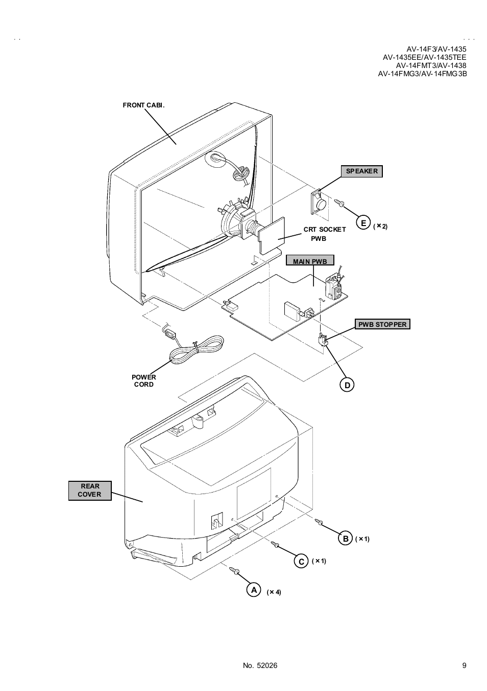 JVC AV-14F3 User Manual | Page 9 / 32