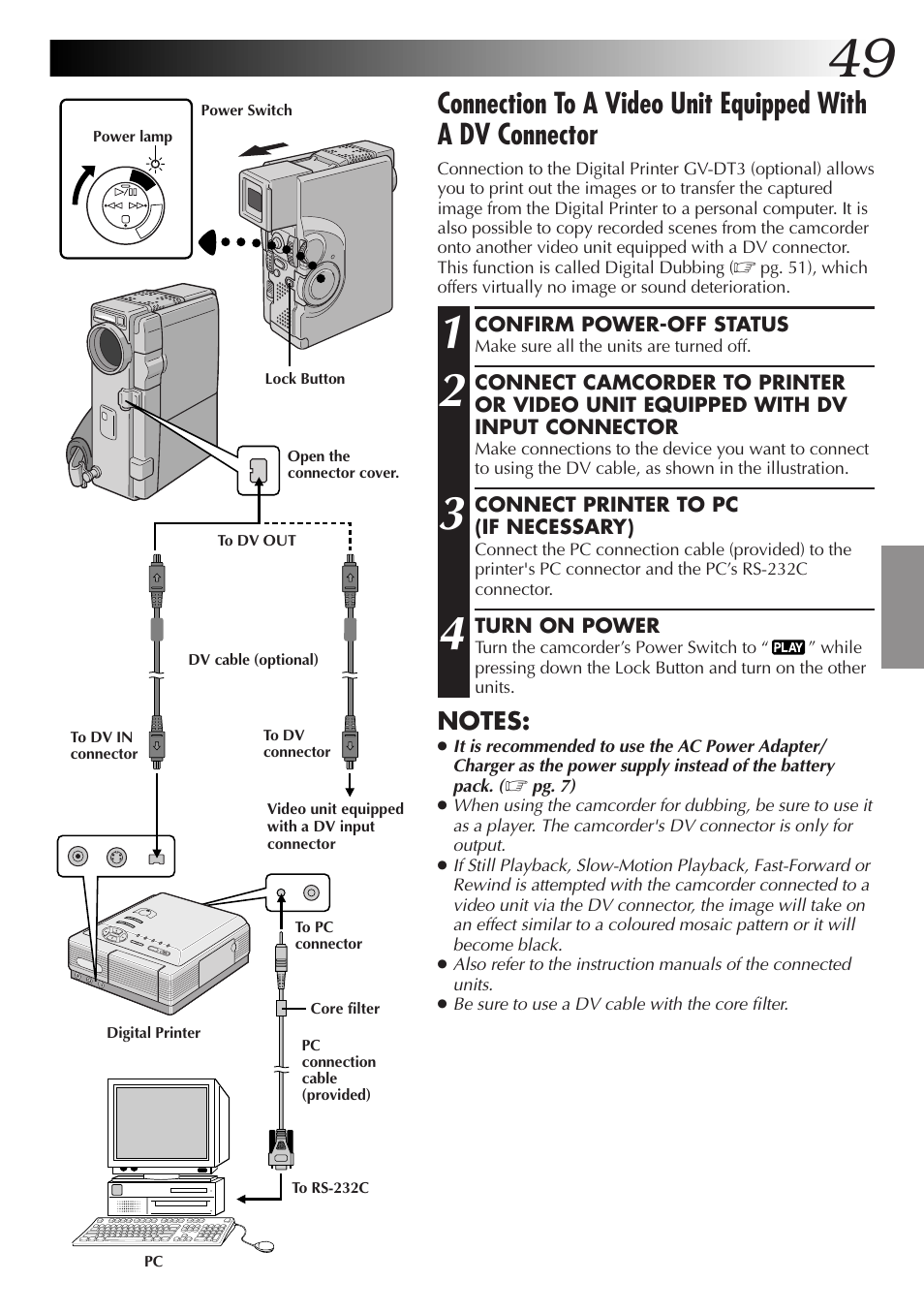 JVC GR-DVX4 User Manual | Page 49 / 80