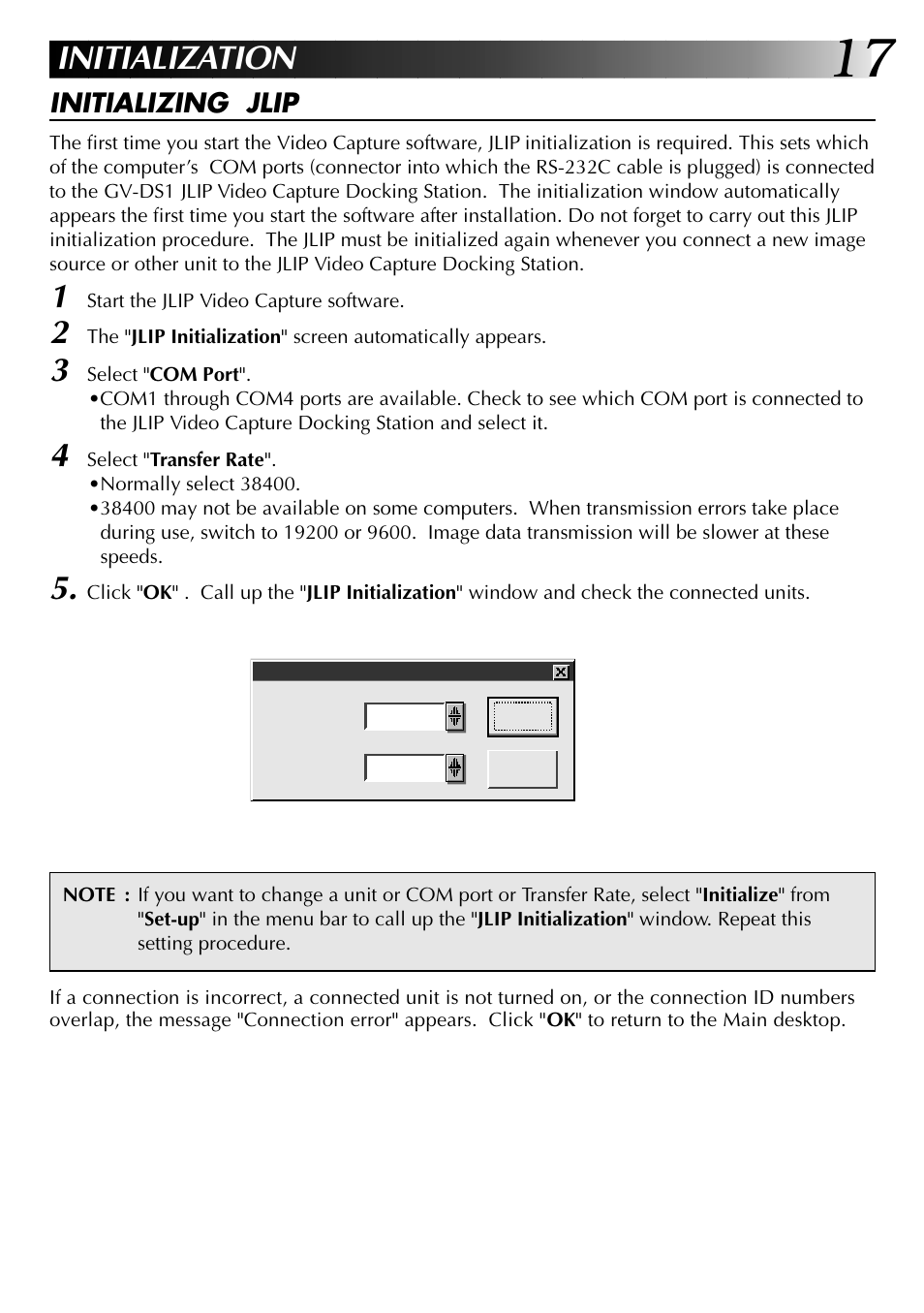 Initialization | JVC 0397MKV*UN*VP User Manual | Page 17 / 68