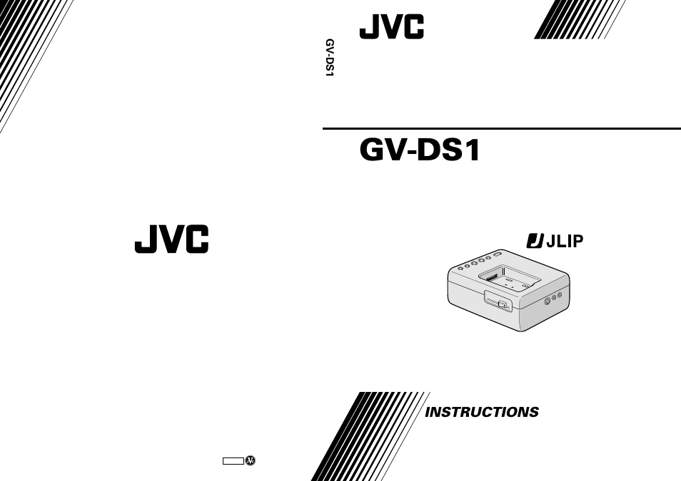 Gv-ds1, Instructions, Jlip video capture docking station | JVC 0397MKV*UN*VP User Manual | Page 68 / 68