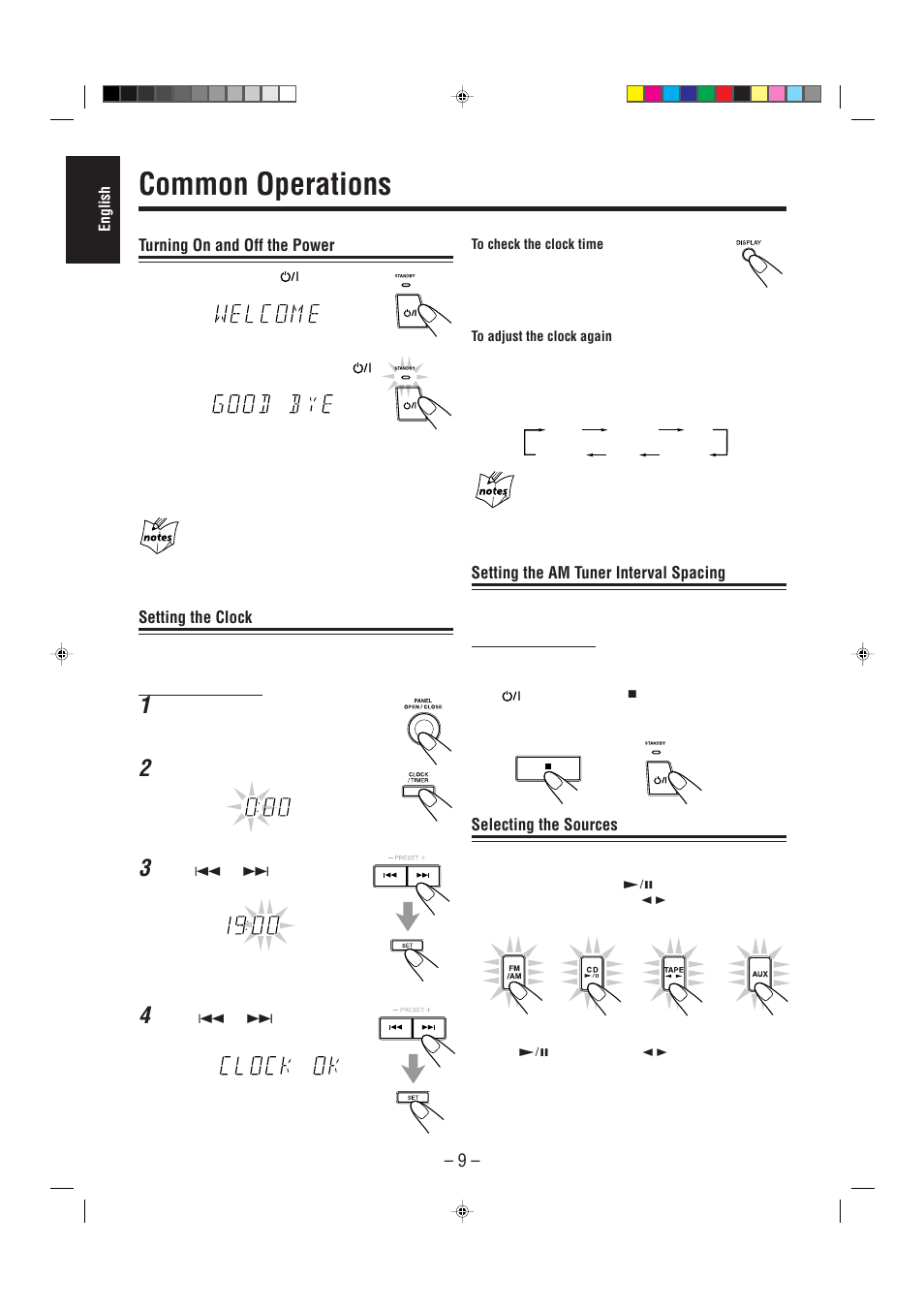 Common operations | JVC COMPACT COMPONENT SYSTEM CA-MXJ900 User Manual | Page 14 / 32