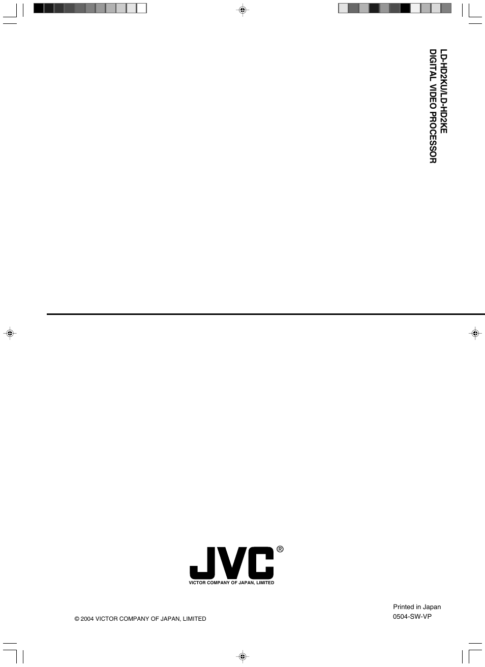 JVC LD-HD2KE User Manual | Page 20 / 20