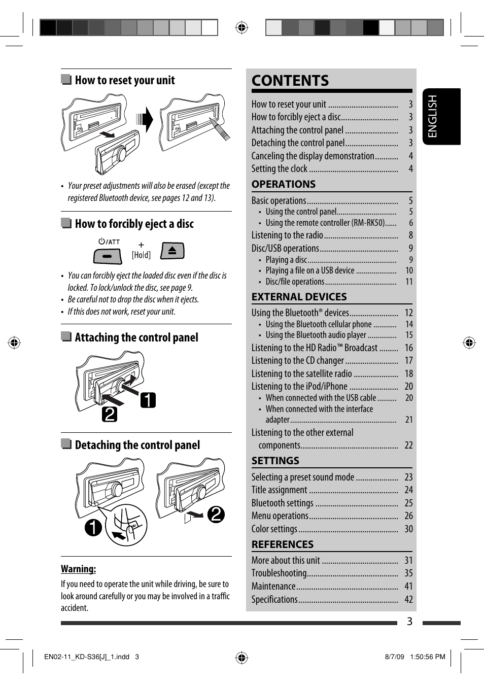 JVC GET0643-001A User Manual | Page 3 / 85