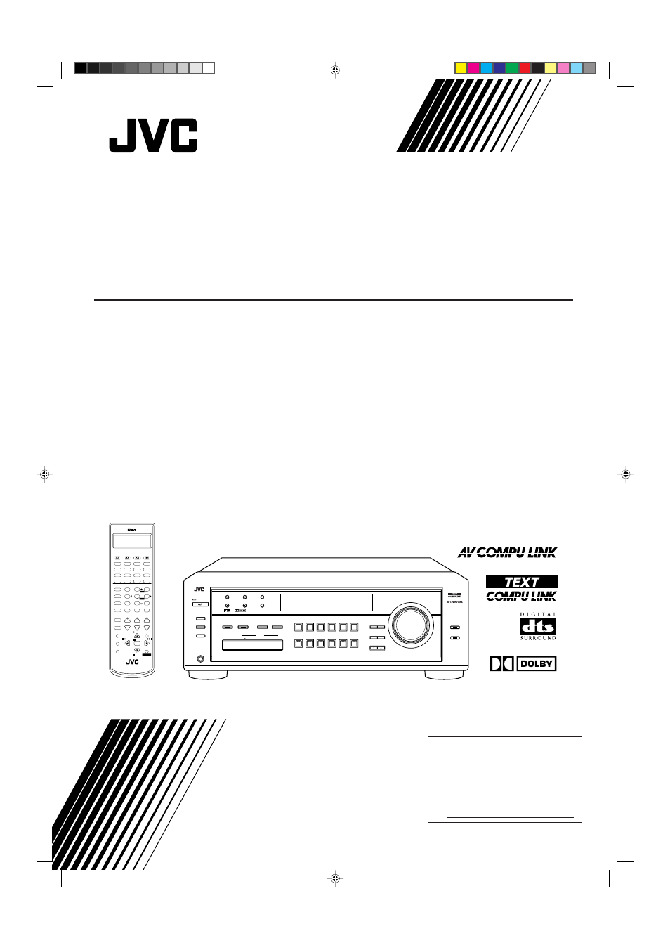 JVC RX-8012VSL User Manual | 62 pages