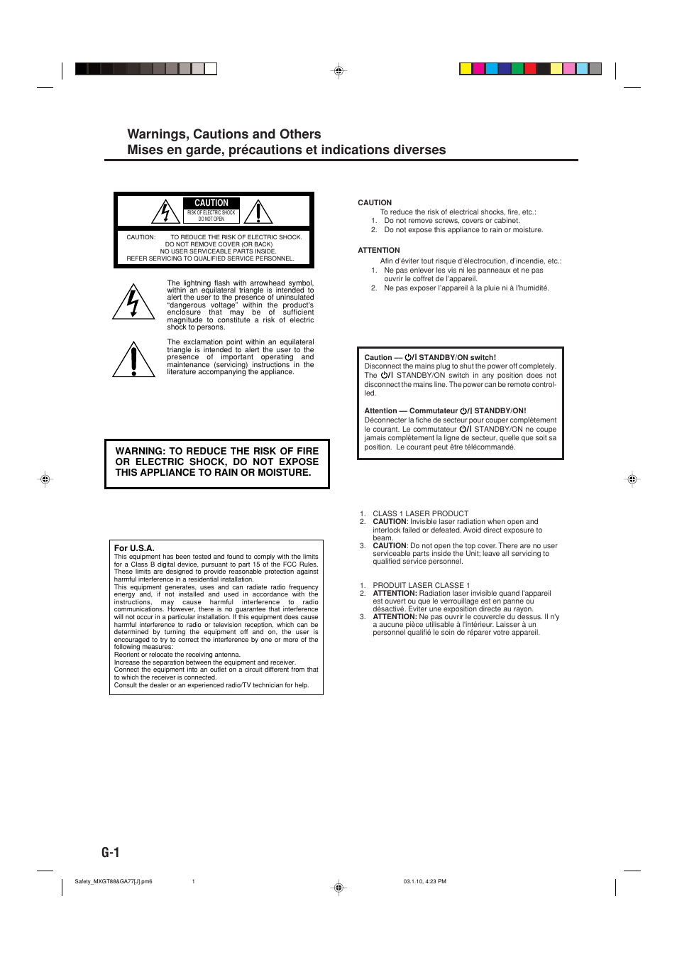 JVC MX-GA77 User Manual | Page 2 / 44