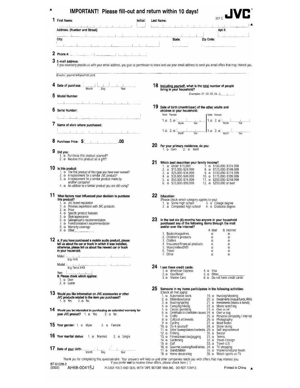 JVC MX-GA77 User Manual | Page 38 / 44