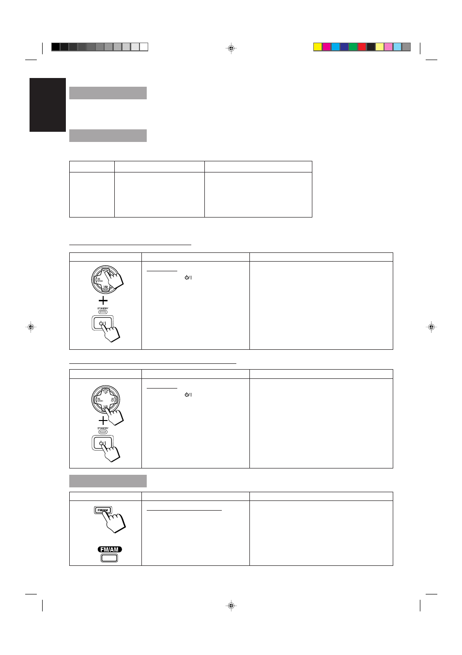 About the tuner, Setting the am tuner interval spacing, One touch radio | JVC MX-V508T User Manual | Page 16 / 48