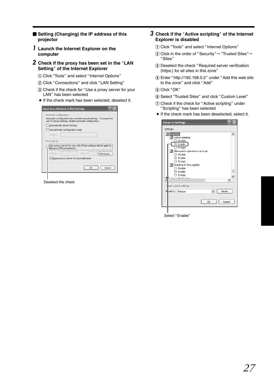 JVC DLA-SH7NL User Manual | Page 27 / 64