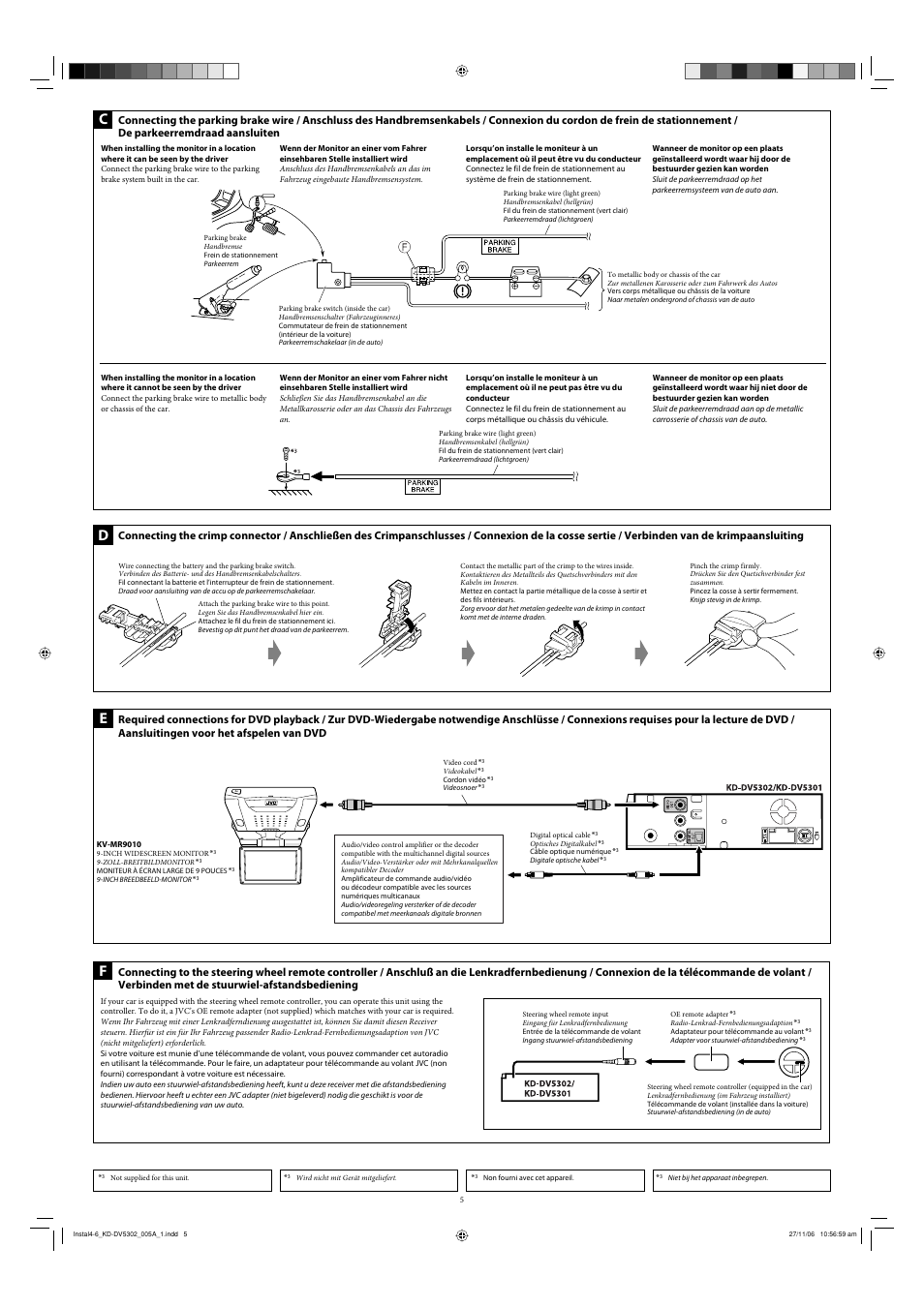 JVC DVD/CD Receiver KD-DV5301 User Manual | Page 5 / 6