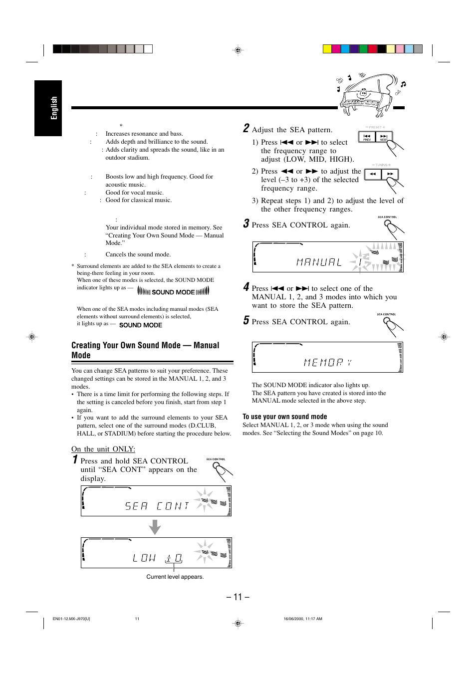 JVC CA-MXJ980V User Manual | Page 16 / 37