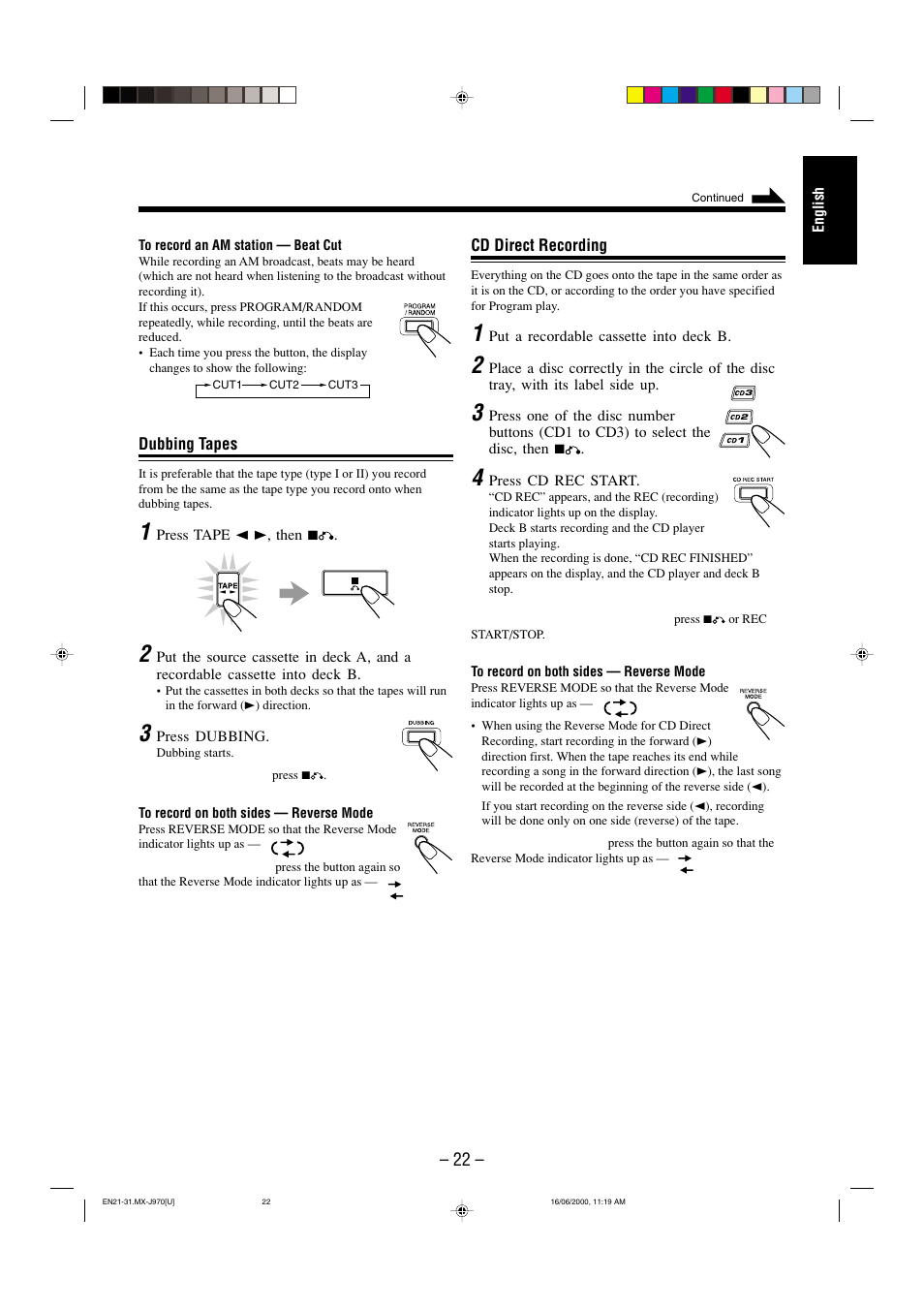 JVC CA-MXJ980V User Manual | Page 27 / 37