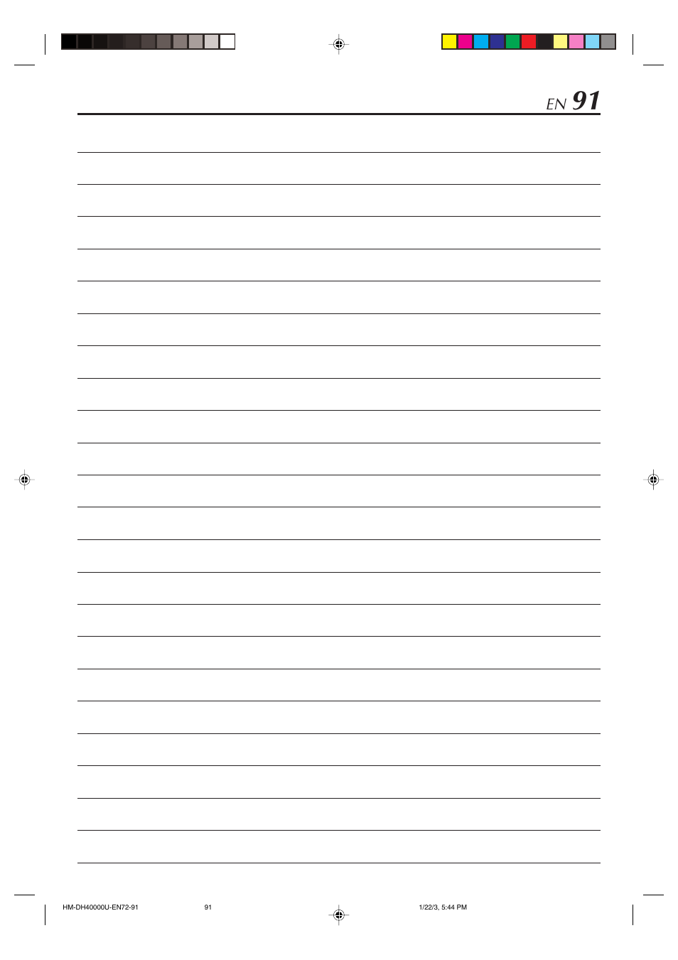 JVC HM-DH40000U User Manual | Page 91 / 92