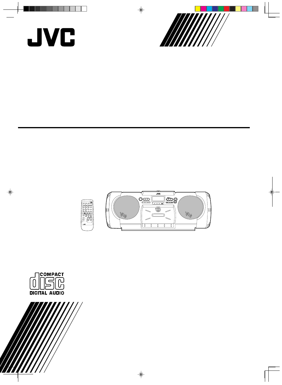 JVC Kaboom ! Series RV-B550BU User Manual | 28 pages