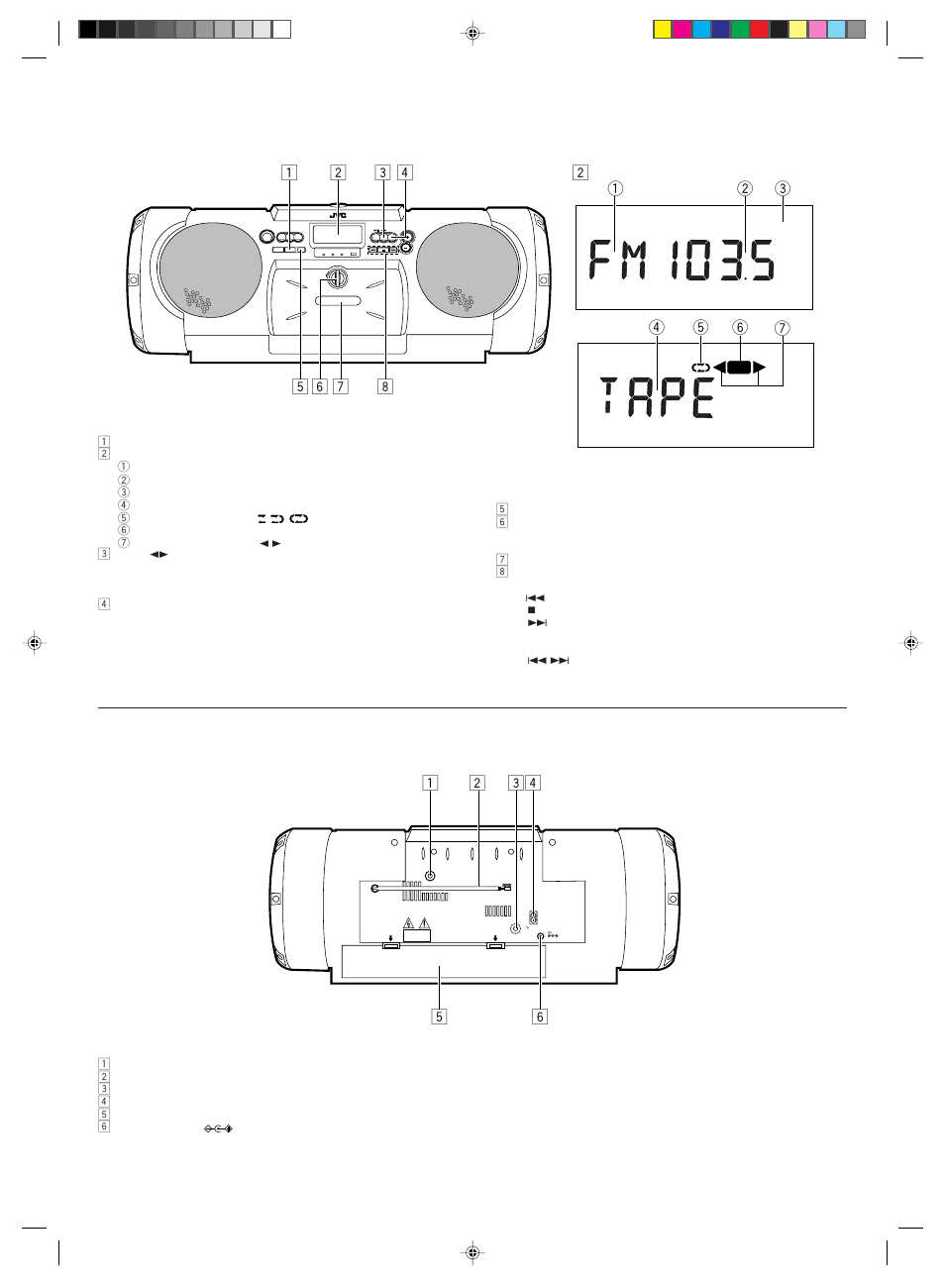 JVC Kaboom ! Series RV-B550BU User Manual | Page 9 / 28