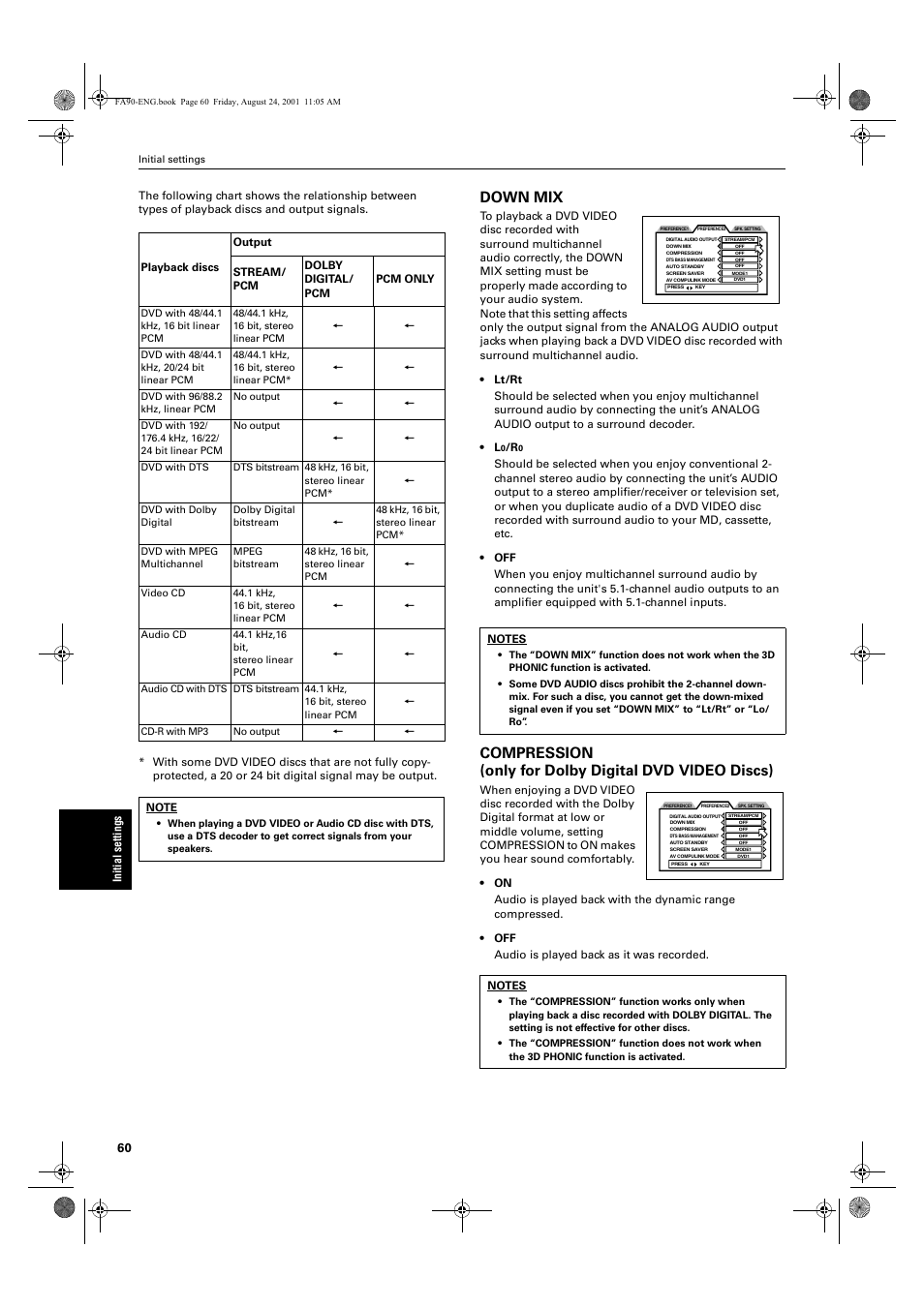 Down mix | JVC XV-FA92SL User Manual | Page 62 / 74