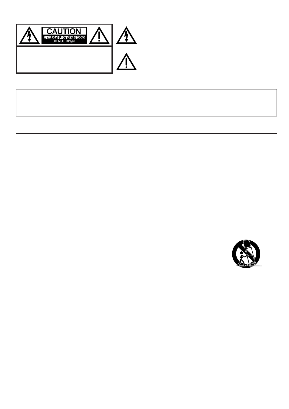 Important safeguards, Caution, Warning | JVC AV 20F704 User Manual | Page 2 / 24