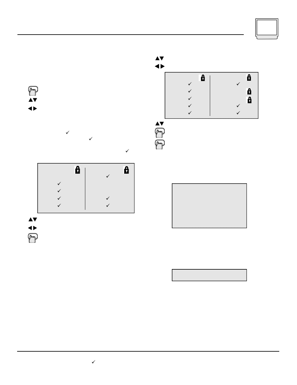 Menu functions 17, Channel summary, Channel summary - lock | JVC AV 32120 User Manual | Page 17 / 32