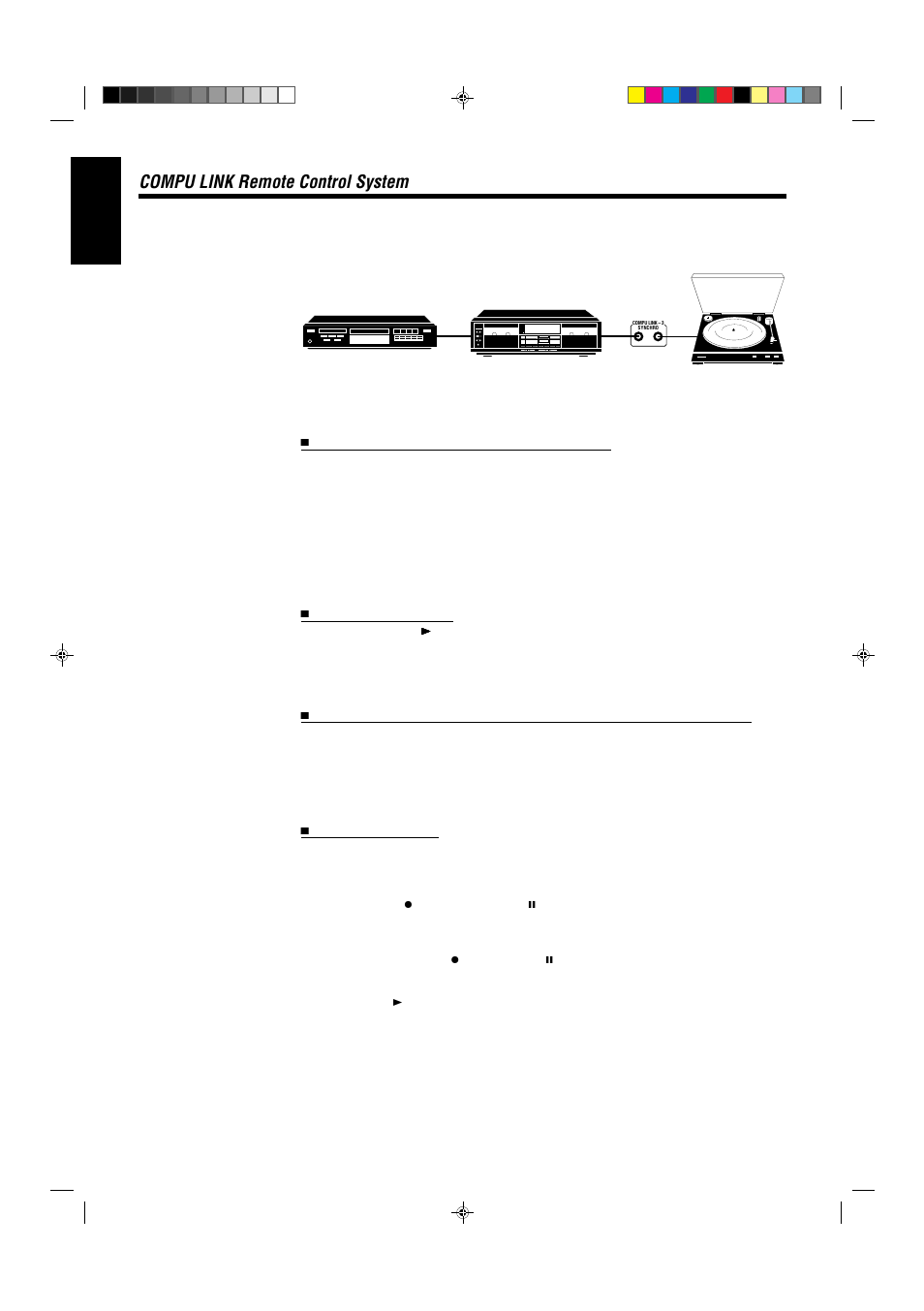 Compu link remote control system, English | JVC RX-430VBK User Manual | Page 32 / 38