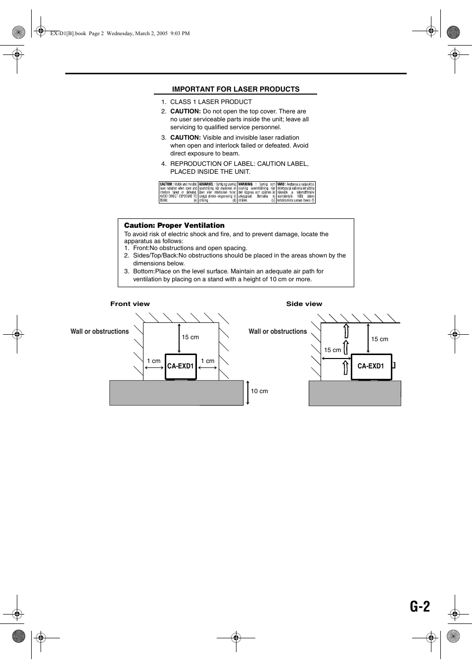 JVC CA-EXD1 User Manual | Page 3 / 52