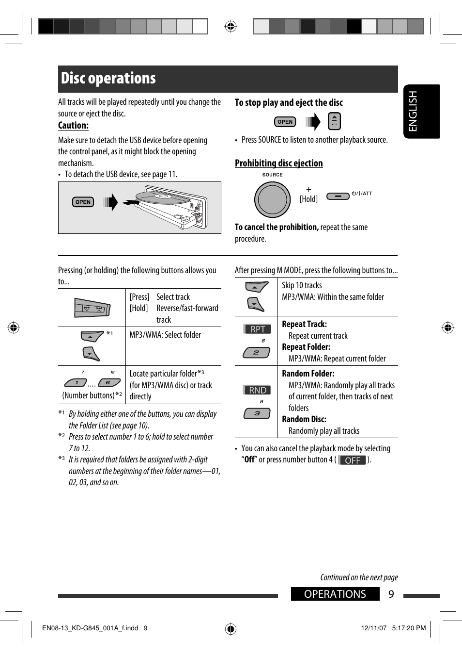 Disc operations | JVC KD-APD89 User Manual | Page 203 / 472