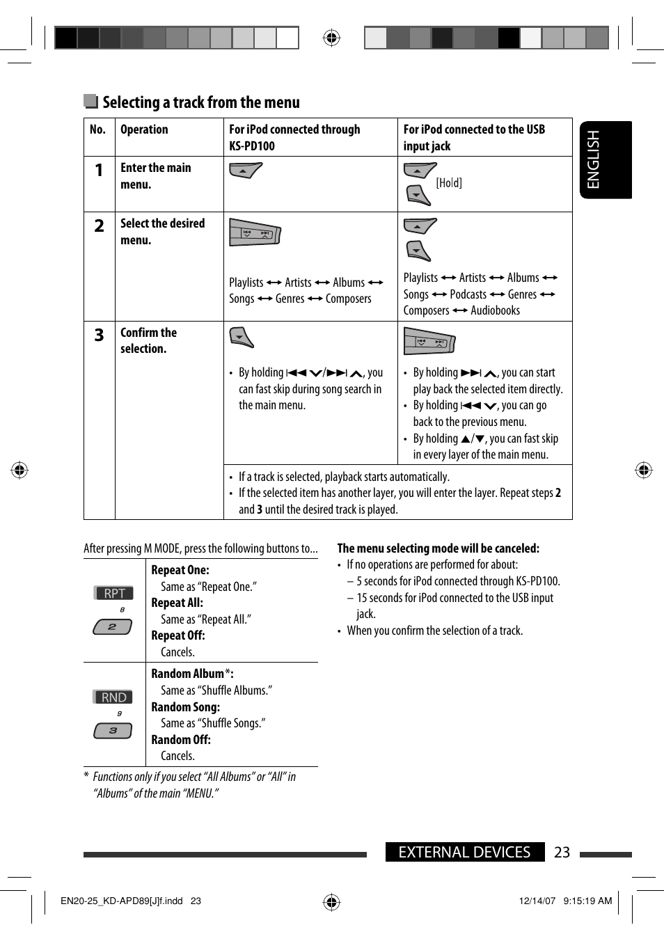 JVC KD-APD89 User Manual | Page 23 / 472