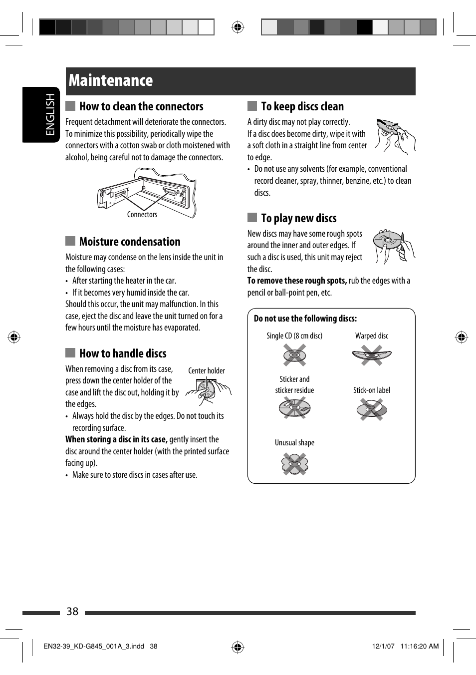 Maintenance | JVC KD-APD89 User Manual | Page 320 / 472