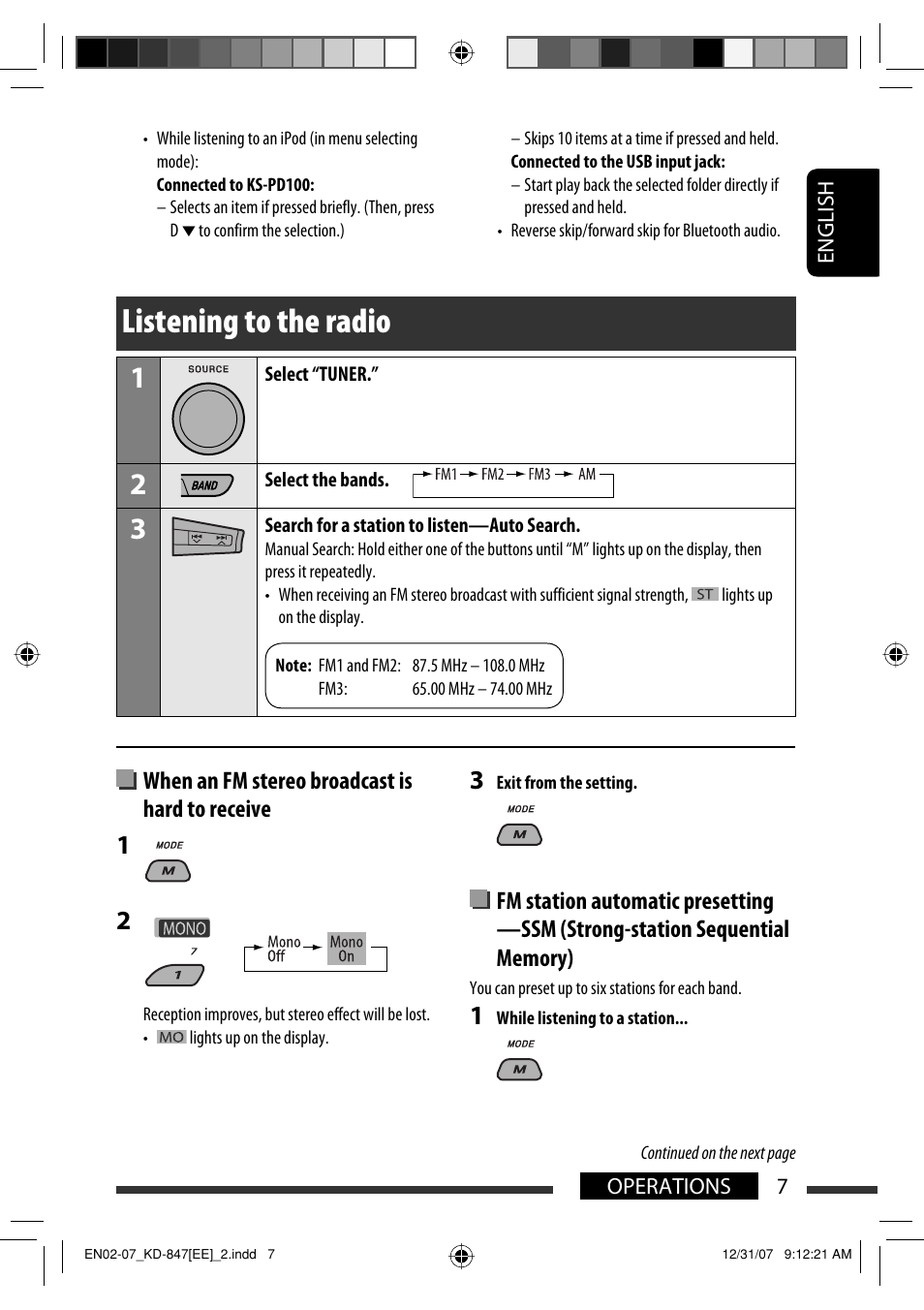 Listening to the radio | JVC KD-APD89 User Manual | Page 333 / 472