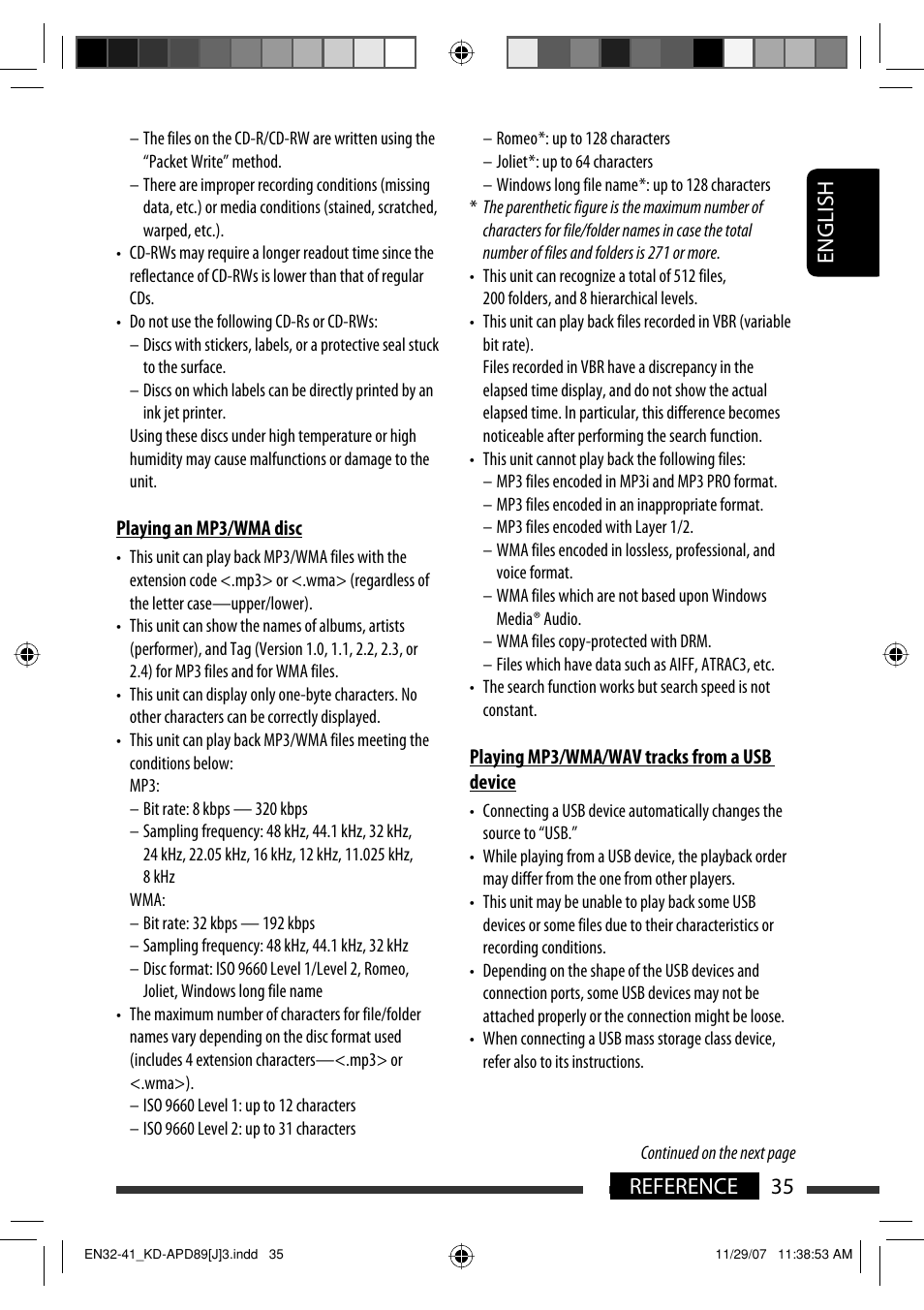 JVC KD-APD89 User Manual | Page 35 / 472