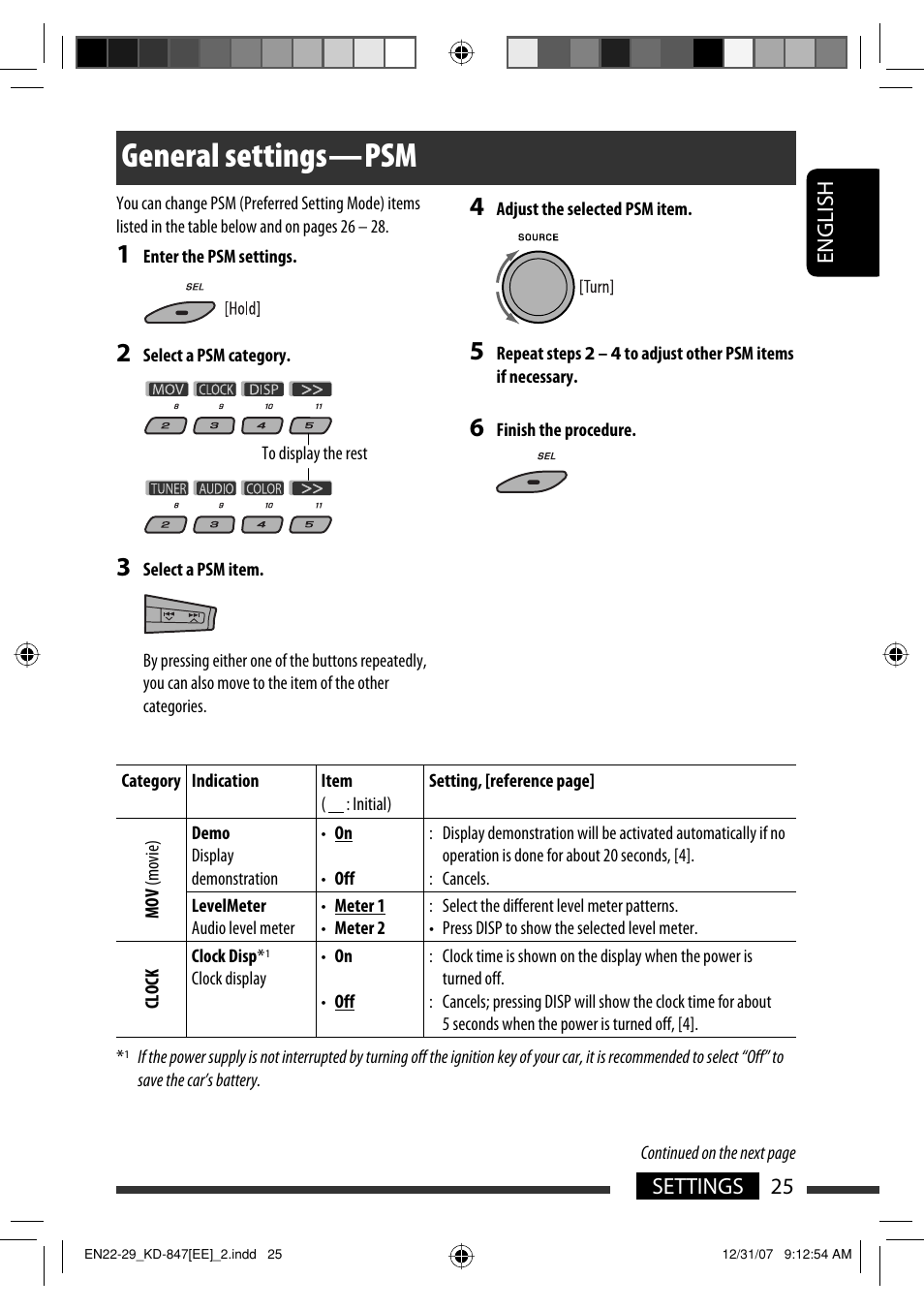 General settings — psm | JVC KD-APD89 User Manual | Page 351 / 472