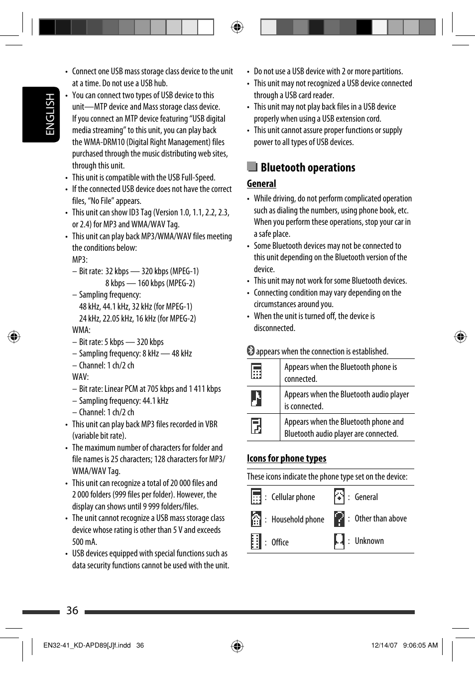 JVC KD-APD89 User Manual | Page 36 / 472