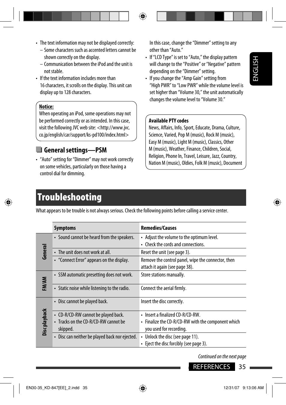Troubleshooting | JVC KD-APD89 User Manual | Page 361 / 472