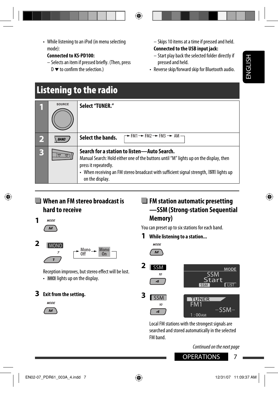 Listening to the radio | JVC KD-APD89 User Manual | Page 379 / 472