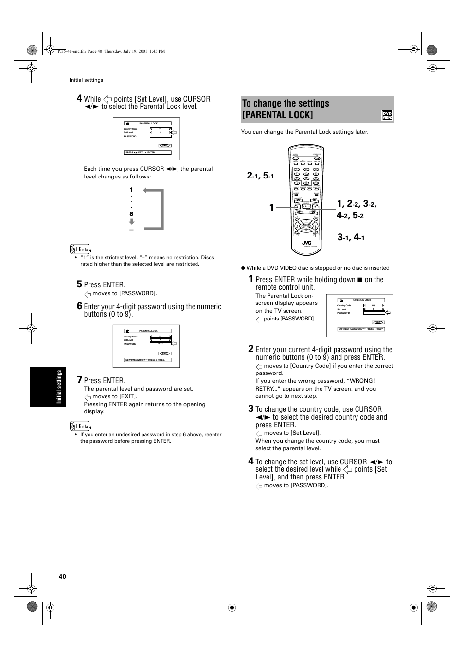 Press enter | JVC XV-LTR1 User Manual | Page 42 / 50