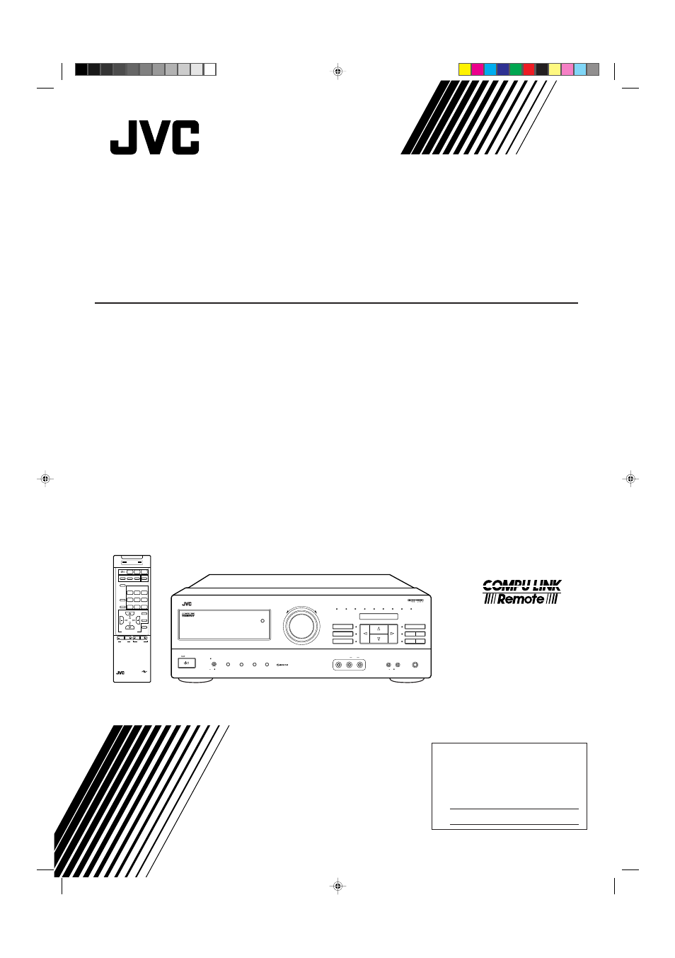 JVC RX-730RBK User Manual | 58 pages