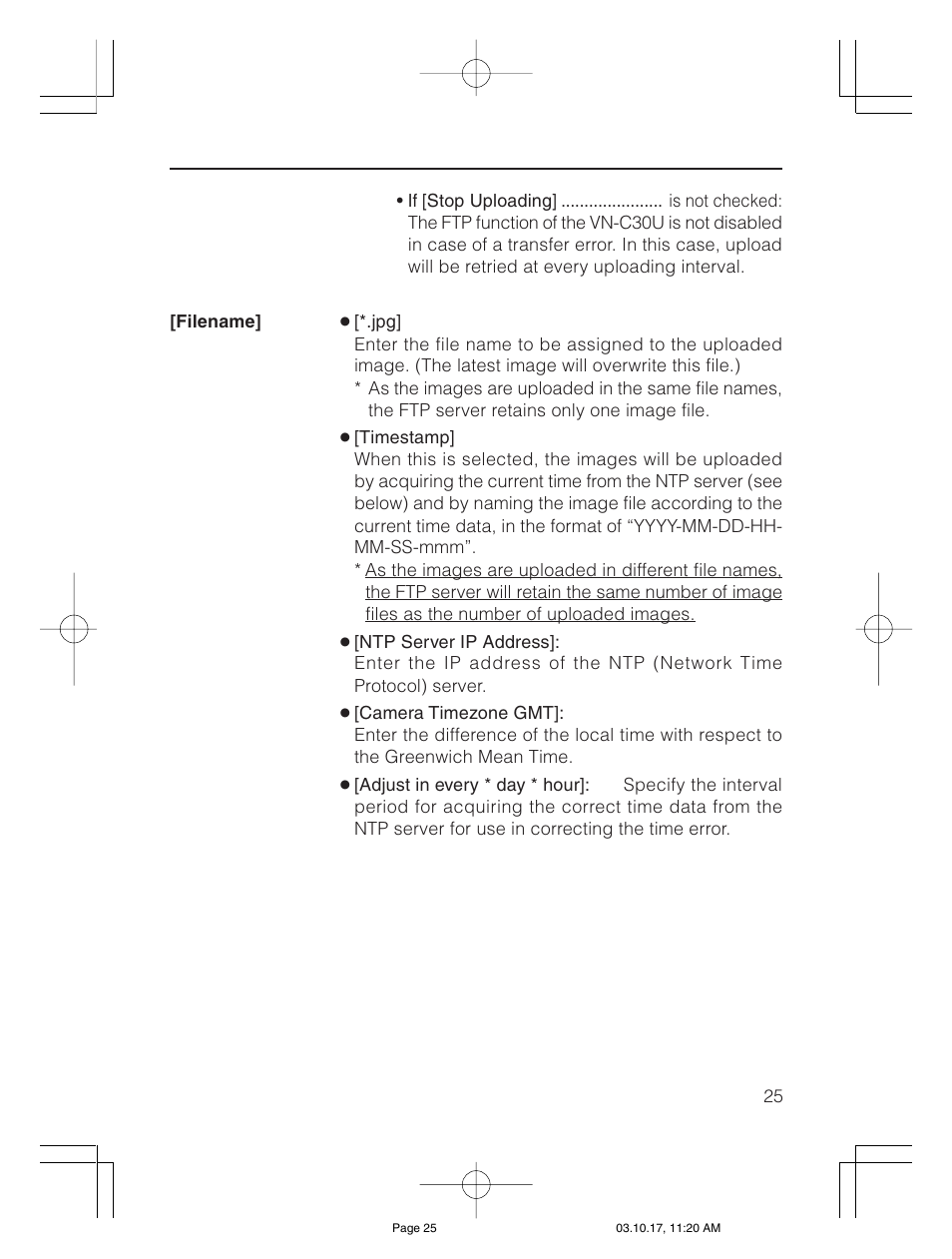 JVC VN-C30U User Manual | Page 25 / 32