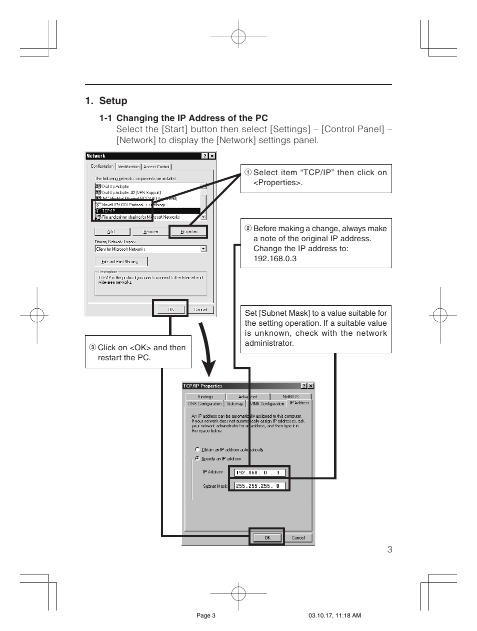 Setup | JVC VN-C30U User Manual | Page 3 / 32