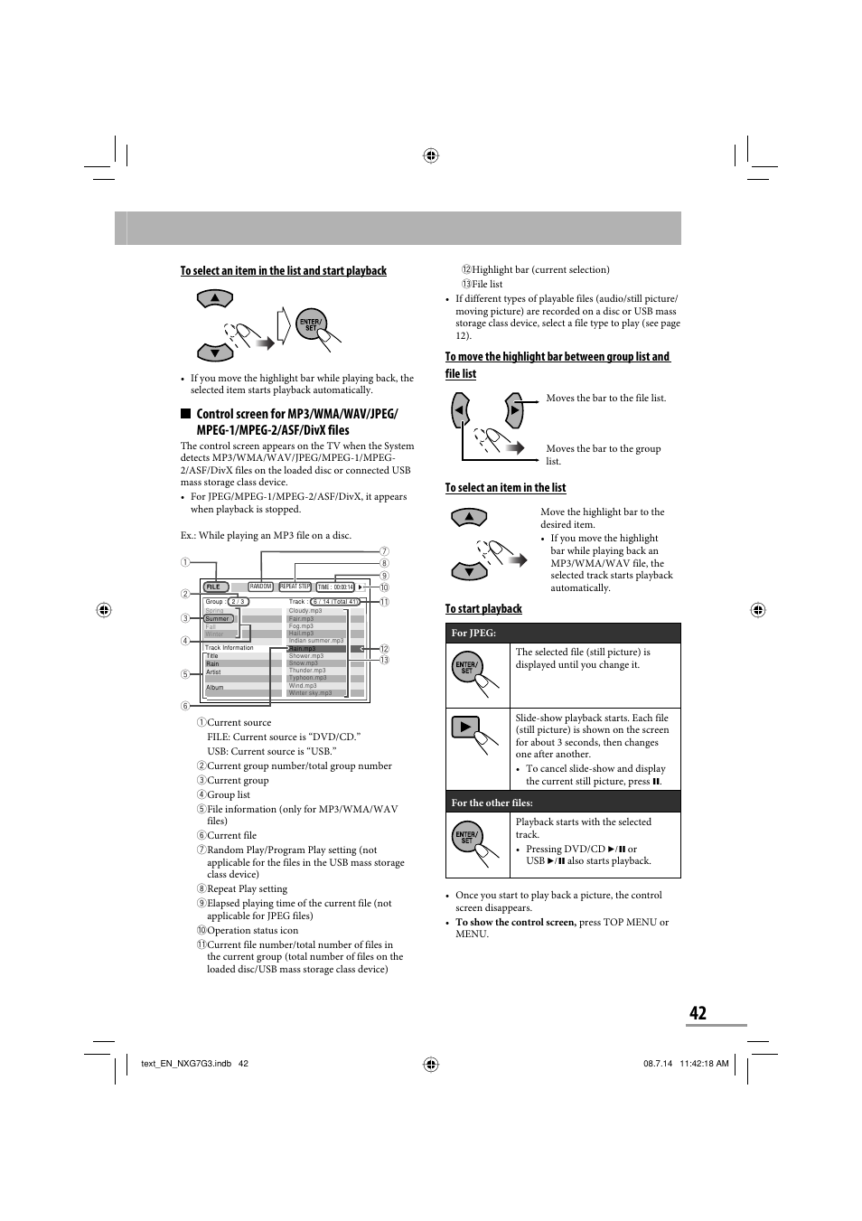 JVC CA-NXG9 User Manual | Page 117 / 132