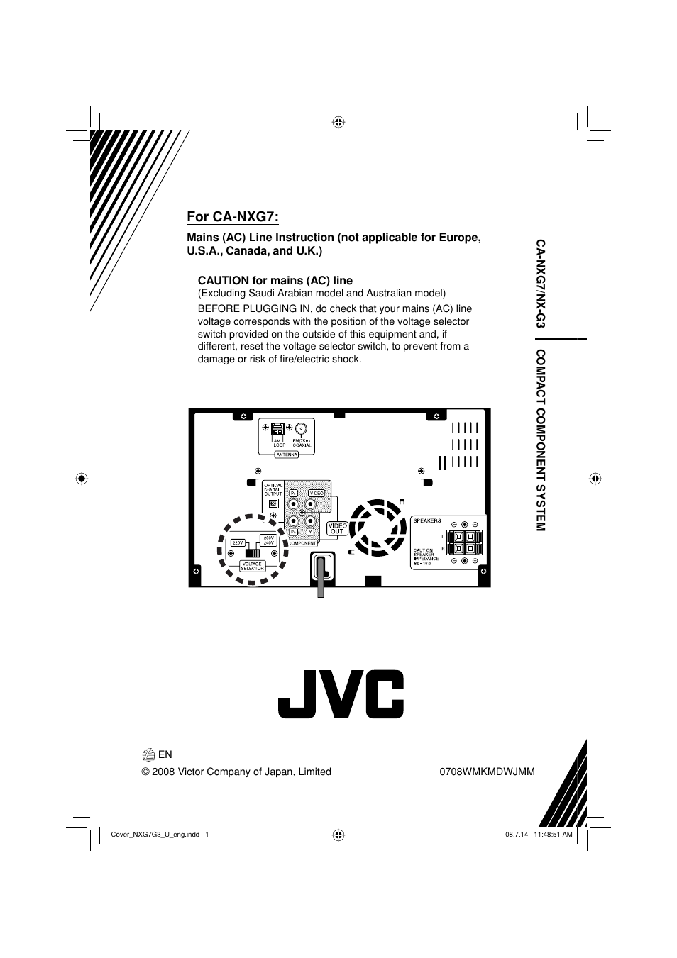 For ca-nxg7 | JVC CA-NXG9 User Manual | Page 132 / 132