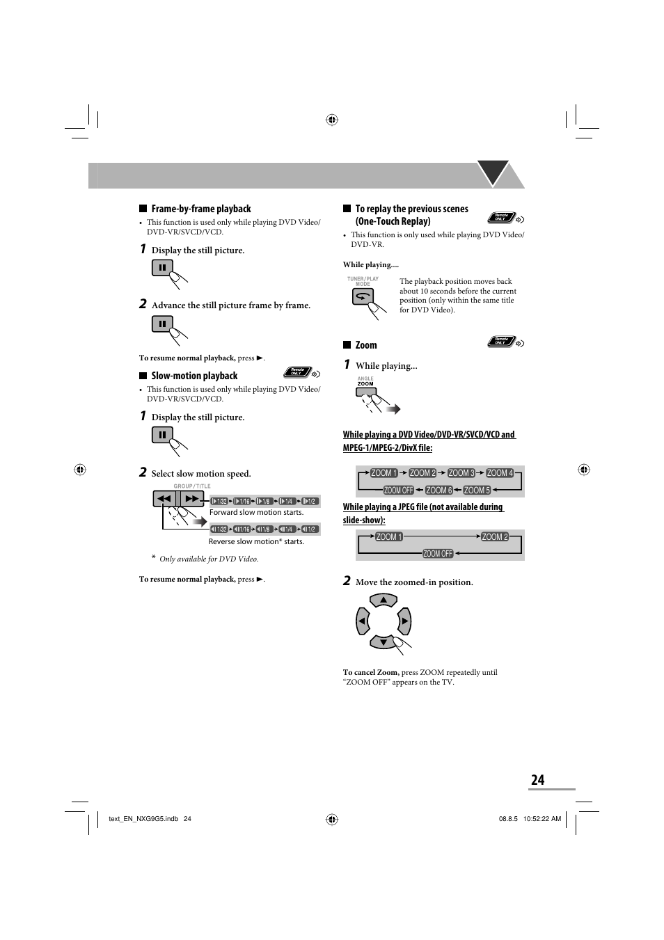 JVC CA-NXG9 User Manual | Page 27 / 132