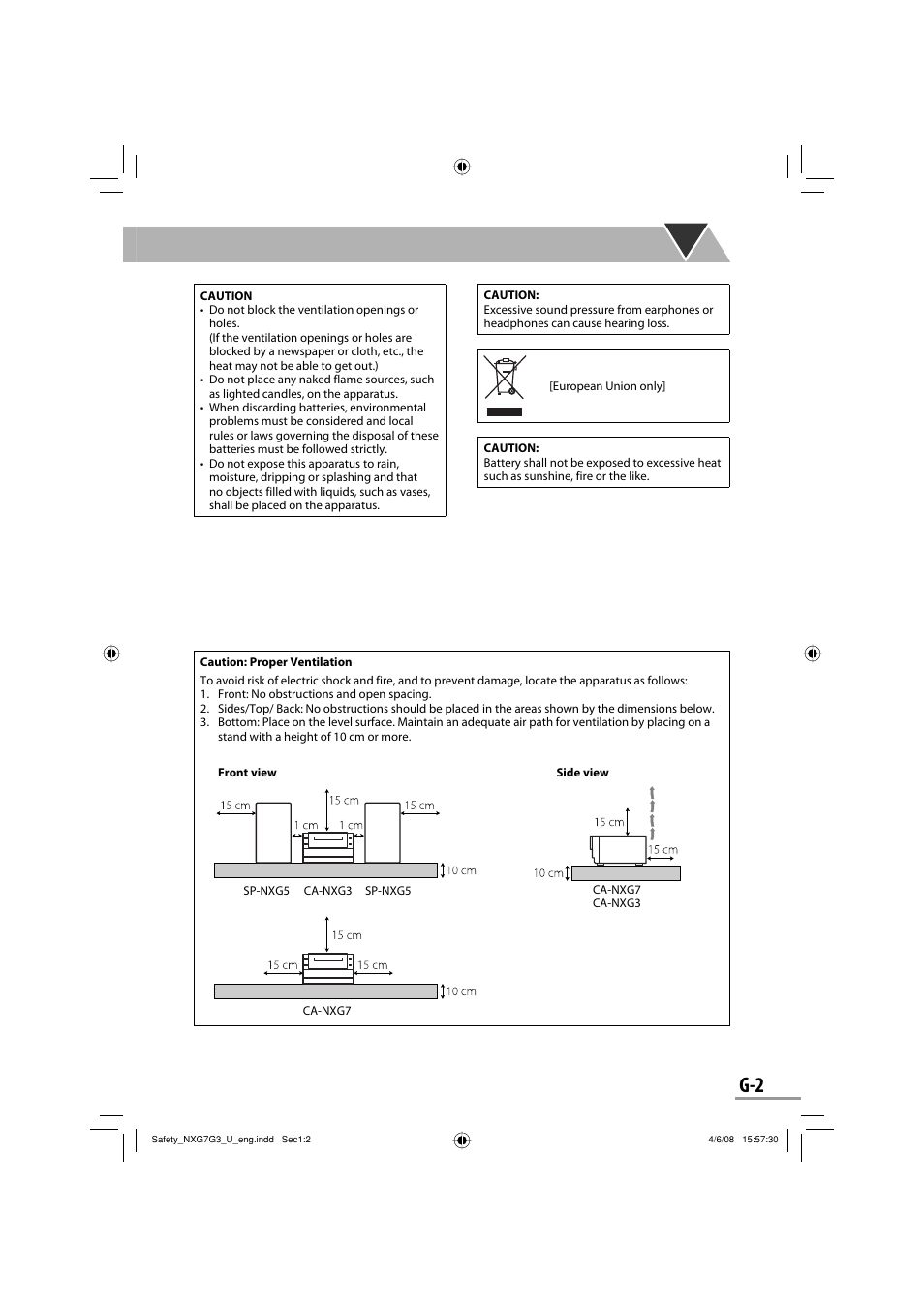 JVC CA-NXG9 User Manual | Page 75 / 132