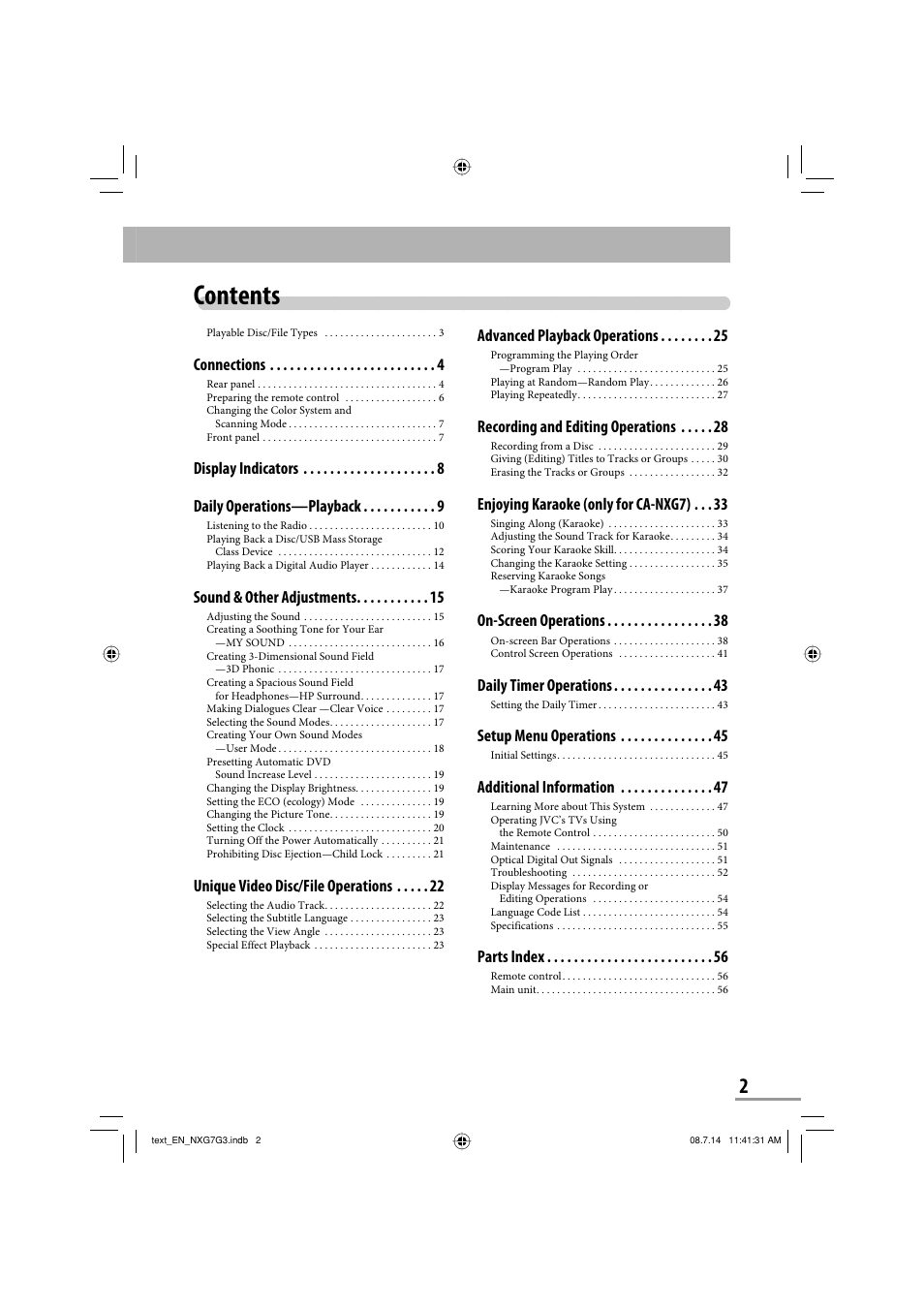 JVC CA-NXG9 User Manual | Page 77 / 132