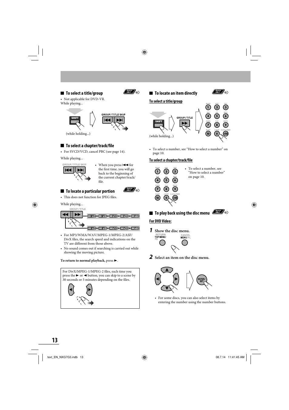 JVC CA-NXG9 User Manual | Page 88 / 132