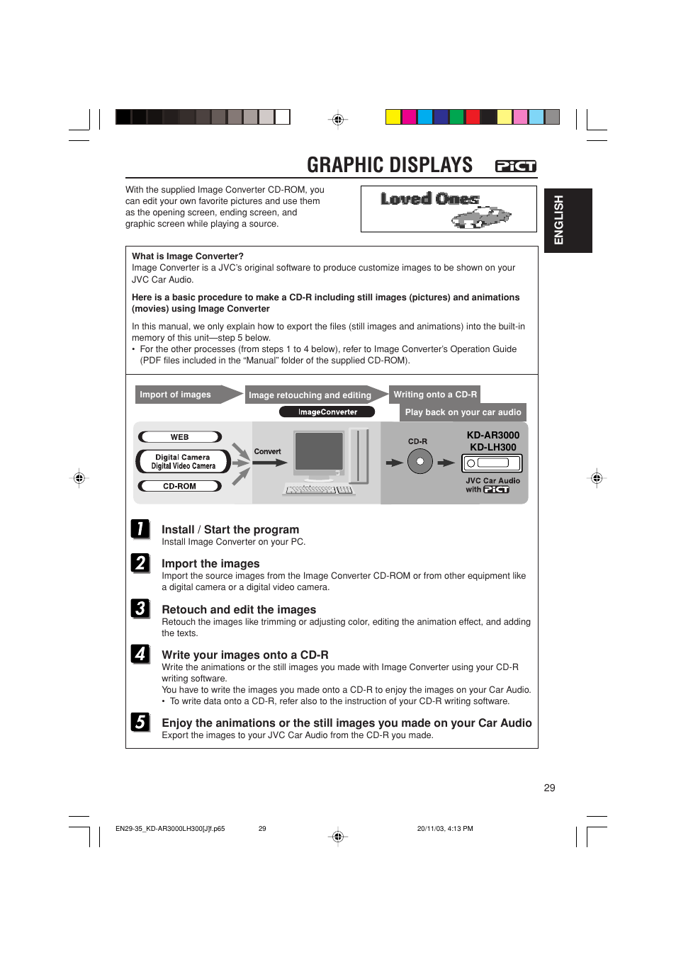 Graphic displays | JVC GET0201-001A User Manual | Page 29 / 171