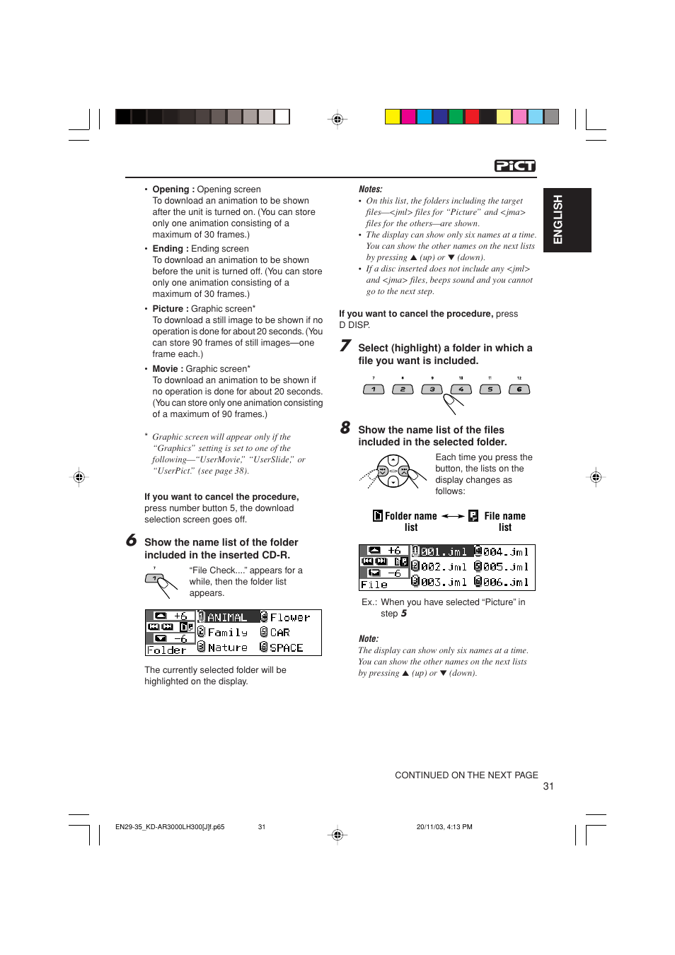 JVC GET0201-001A User Manual | Page 31 / 171